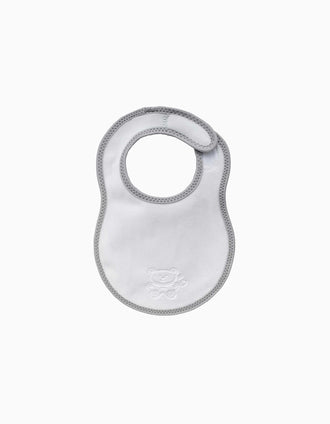 Babete Bibetta Neoprene, White/Grey