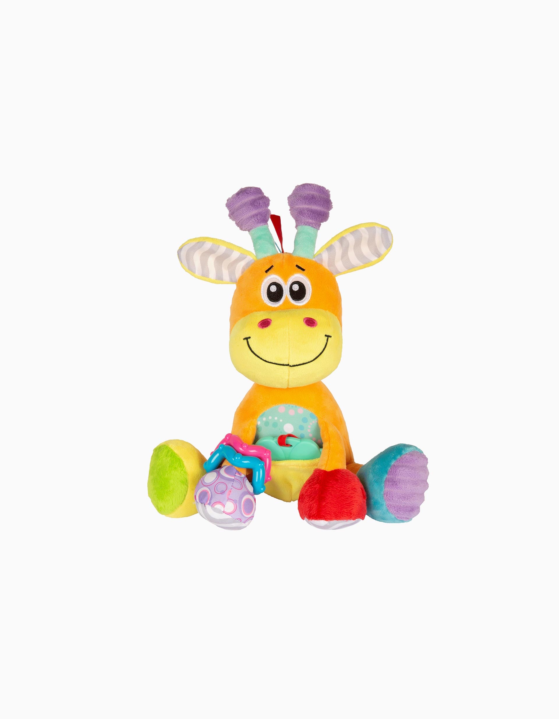 Brinquedo Chocalho Discovery Friend Giraffe Playgro 3M+