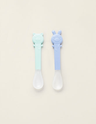 Cucharas De Silicona Saro 2 Un.