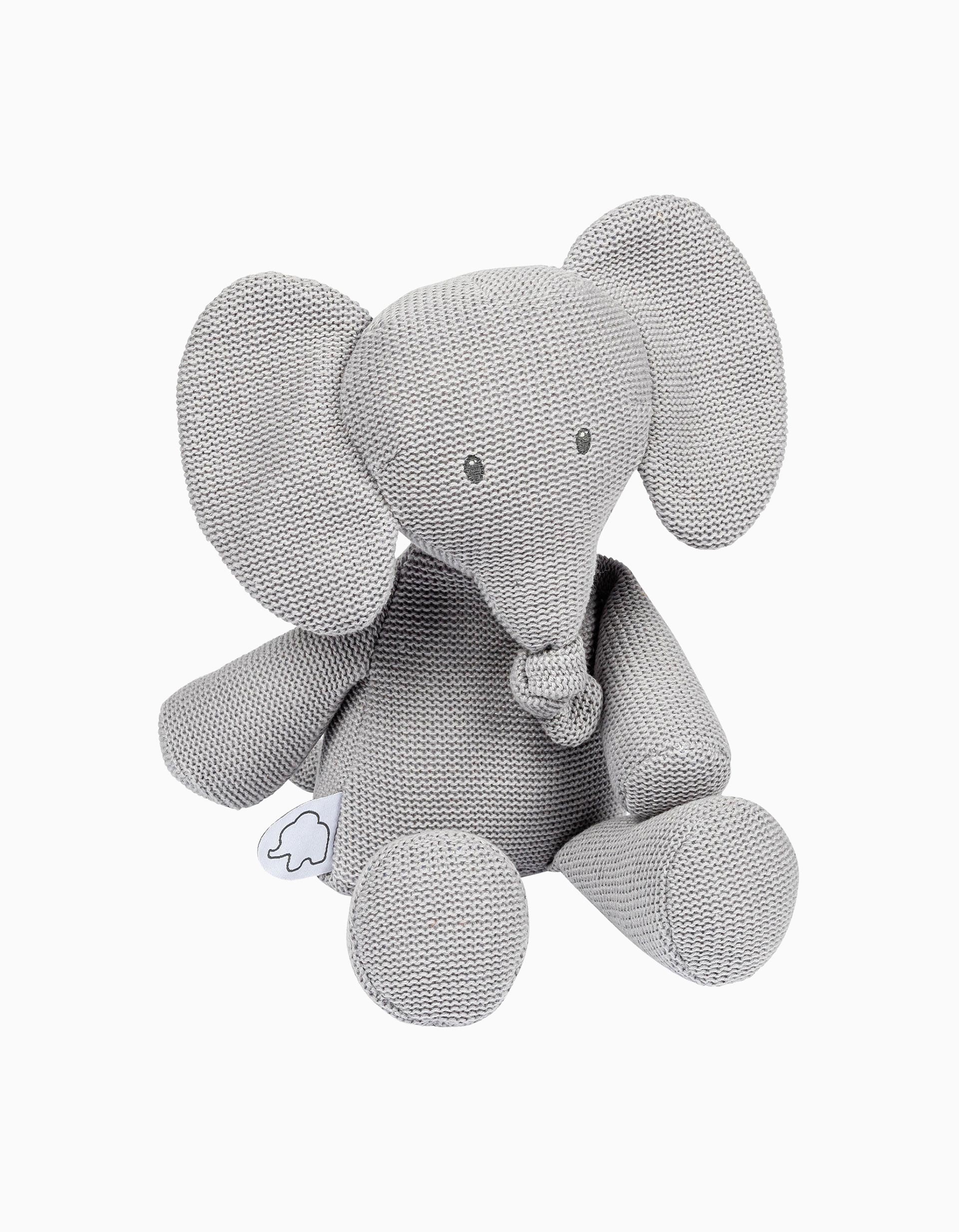 Peluche Tembo Elephant Tricot Nattou 36 cm