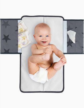 3-in-1 Baby Changer by Dooky, Grey Stars