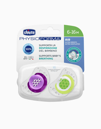 2 Chupetas Physio Air Silicone Chicco 6-16M
