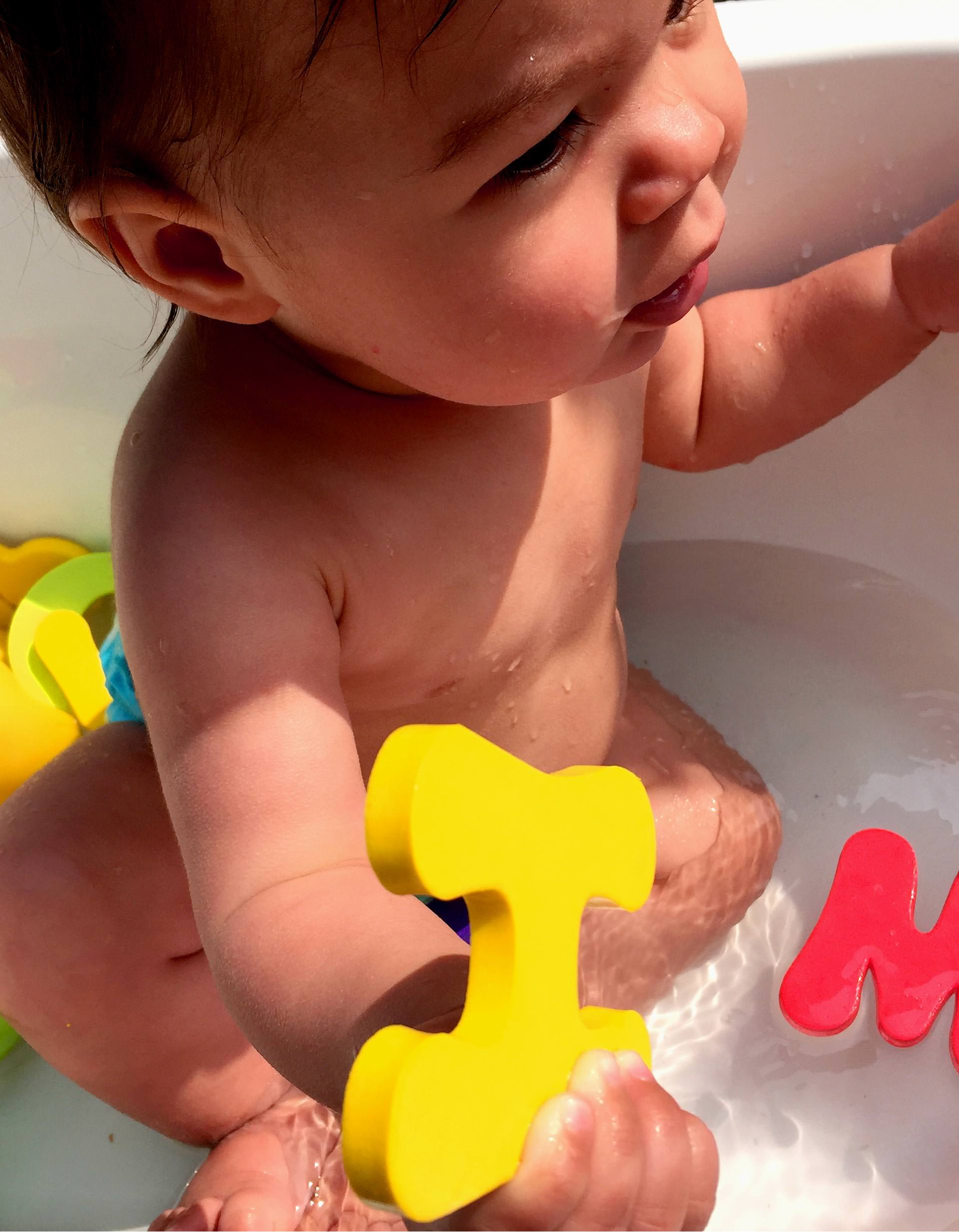 Letters & Numbers Bath Time Toy by Nuby