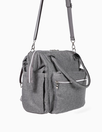 Bolso Cambiador Zy Baby Gris