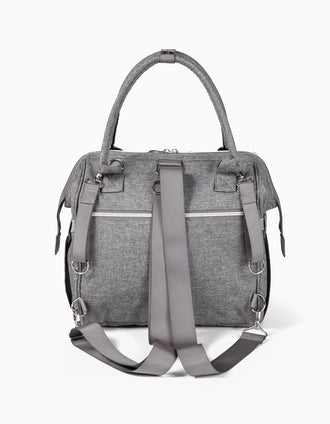 Bolso Cambiador Zy Baby Gris
