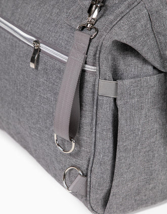 Bolso Cambiador Zy Baby Gris