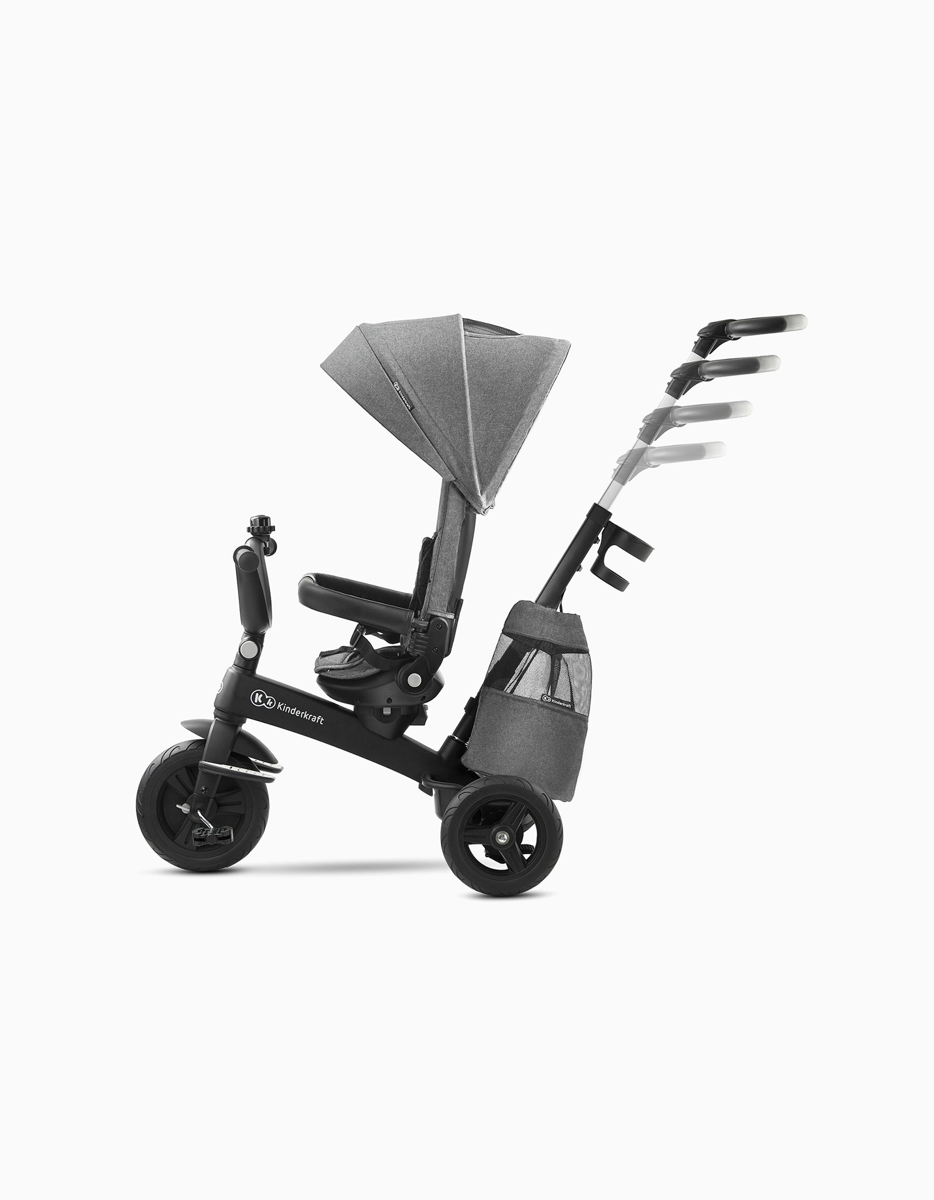 Tricycle Easytwist Kinderkraft gris platine