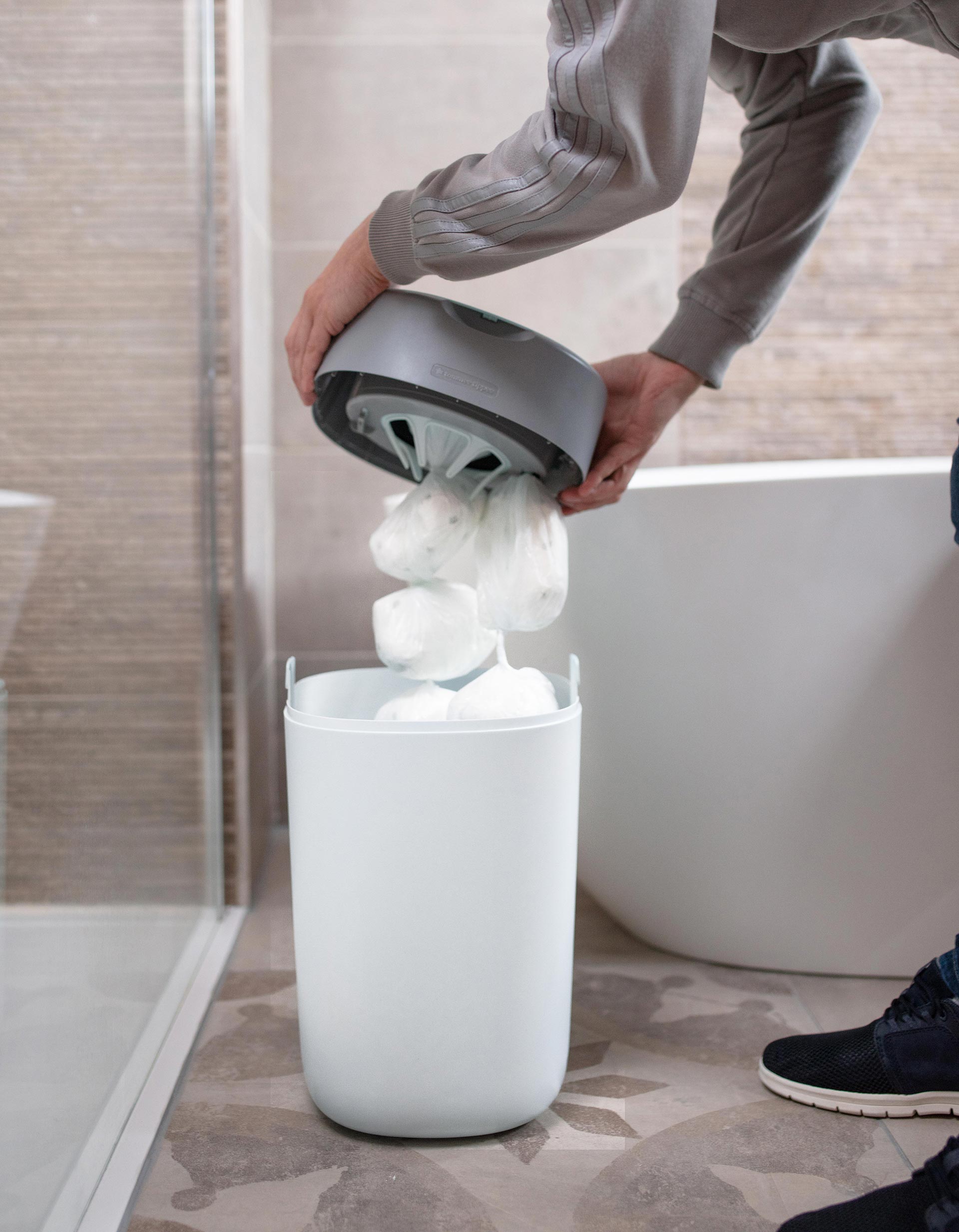 Poubelle À Couches Sangenic Twist&Click Tommee Tippee Blanche