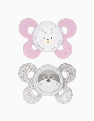 Chupete Physio Confort Silicona 0-6M+ Chicco 2Un.