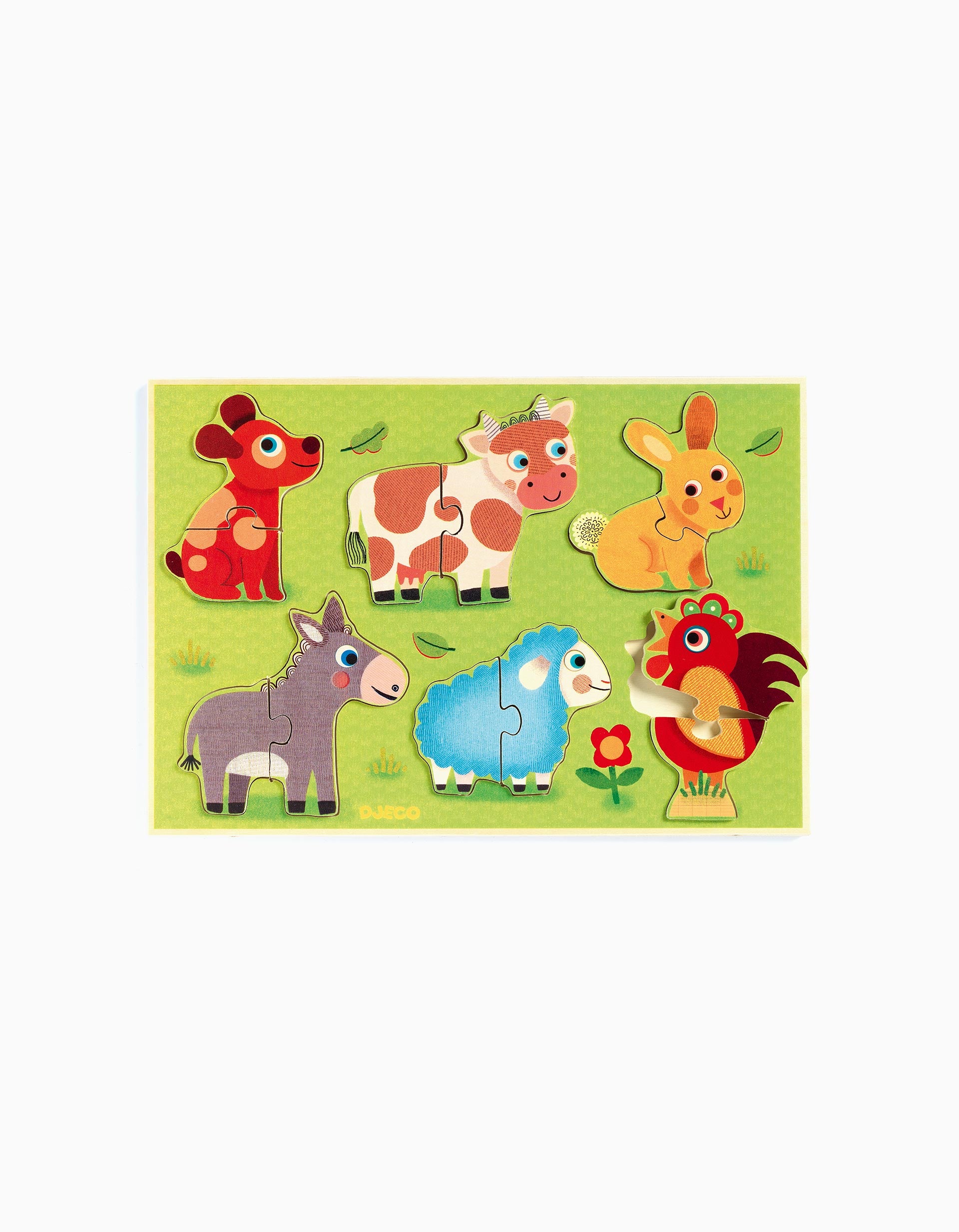 Puzzle des animaux en bois Djeco