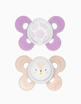 2 Chupetas Physio Confort Silicone Pink Chicco 6-16M+