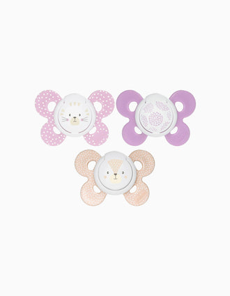 2 Chupetas Physio Confort Silicone Pink Chicco 6-16M+