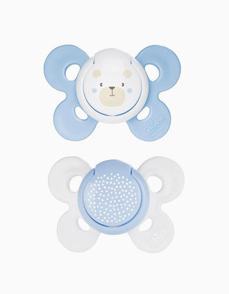 Chupete Physio Confort Silicona 0-6M+ Chicco 2Un.