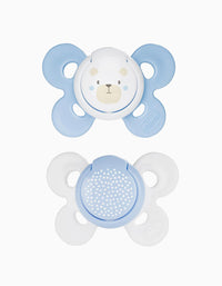 Chupeta Physio Confort Silicone 0-6M+ Chicco 2Un.
