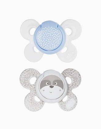 Chupete Physio Confort Silicona 0-6M+ Chicco 2Un.