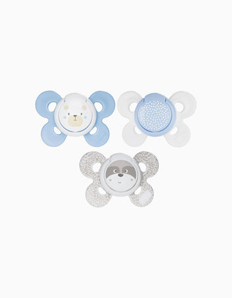 Chupete Physio Confort Silicona 0-6M+ Chicco 2Un.