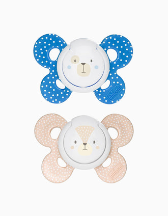 Chupete Physio Confort Silicona 6-16M+ Chicco 2Un.