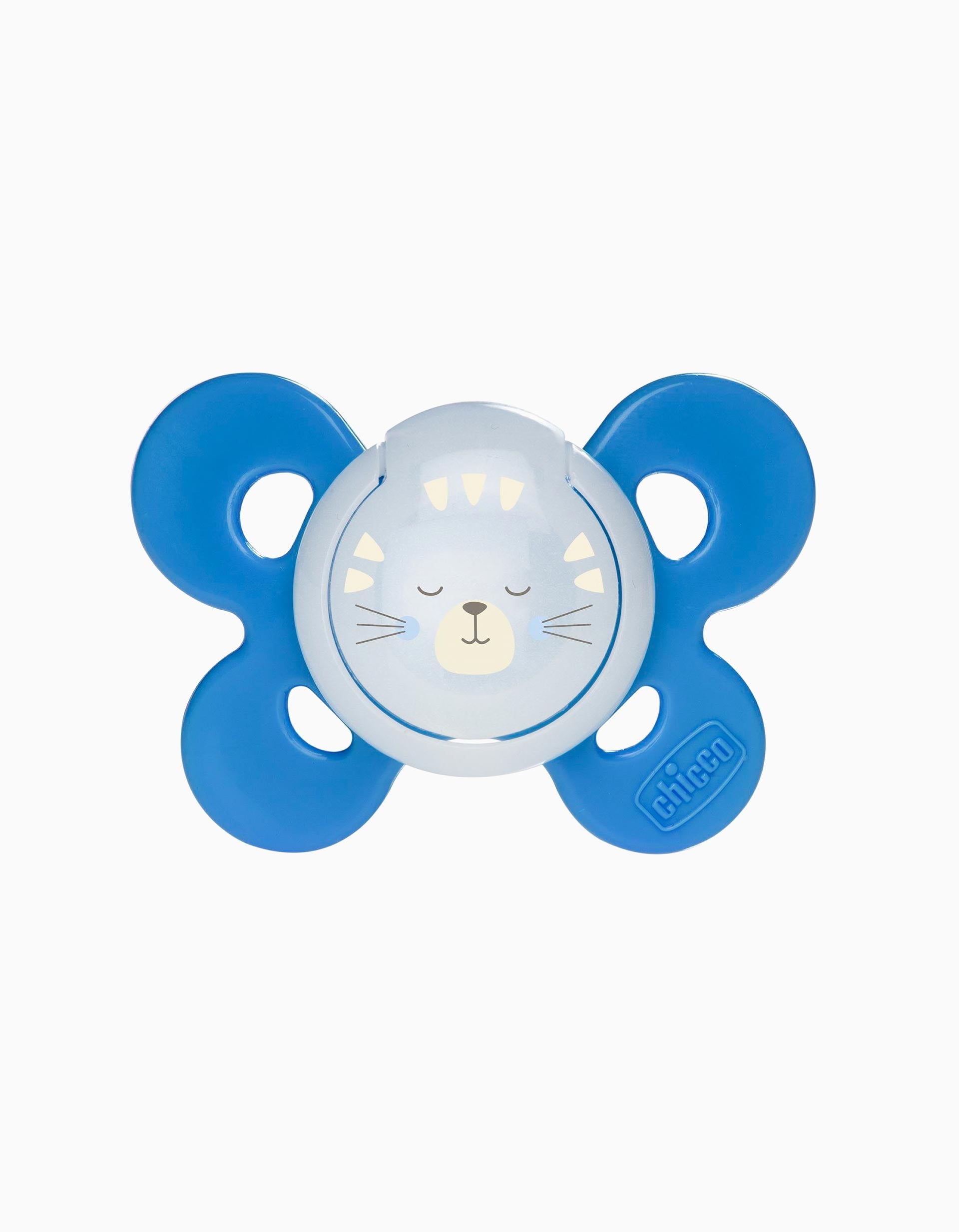 2 Night Glowing Confort Silicone Dummy 16-36M+, Chicco