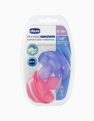 Chupeta Physio Soft Silicone 16-36M Chicco 2 Unid.
