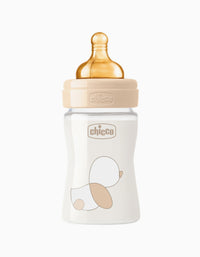 Biberão Vidro 150ml CHICCO, Bege