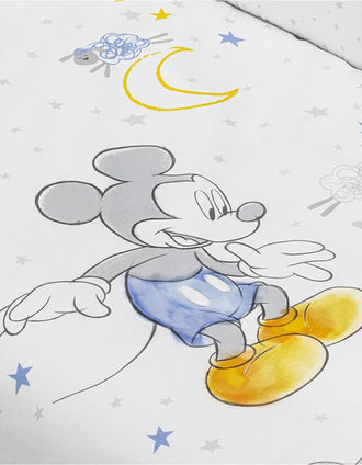 Edredão e Resguardo Para Cama 120x60cm Mickey Disney