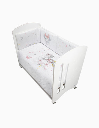 Edredão e Resguardo Para Cama 120x60cm Minnie Disney