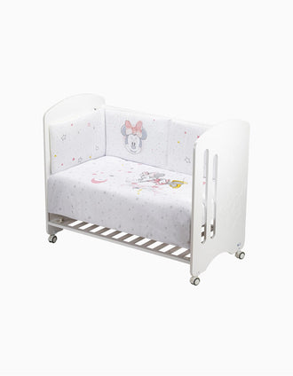 Edredão e Resguardo Para Cama 120x60cm Minnie Disney