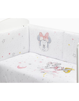 Edredão e Resguardo Para Cama 120x60cm Minnie Disney