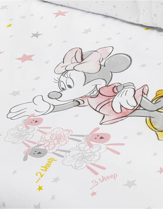Edredão e Resguardo Para Cama 120x60cm Minnie Disney