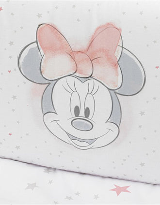 Edredão e Resguardo Para Cama 120x60cm Minnie Disney
