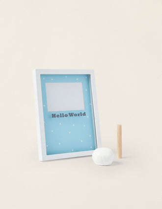 Moldura Madeira Dupla Face 32x21cm Interbaby