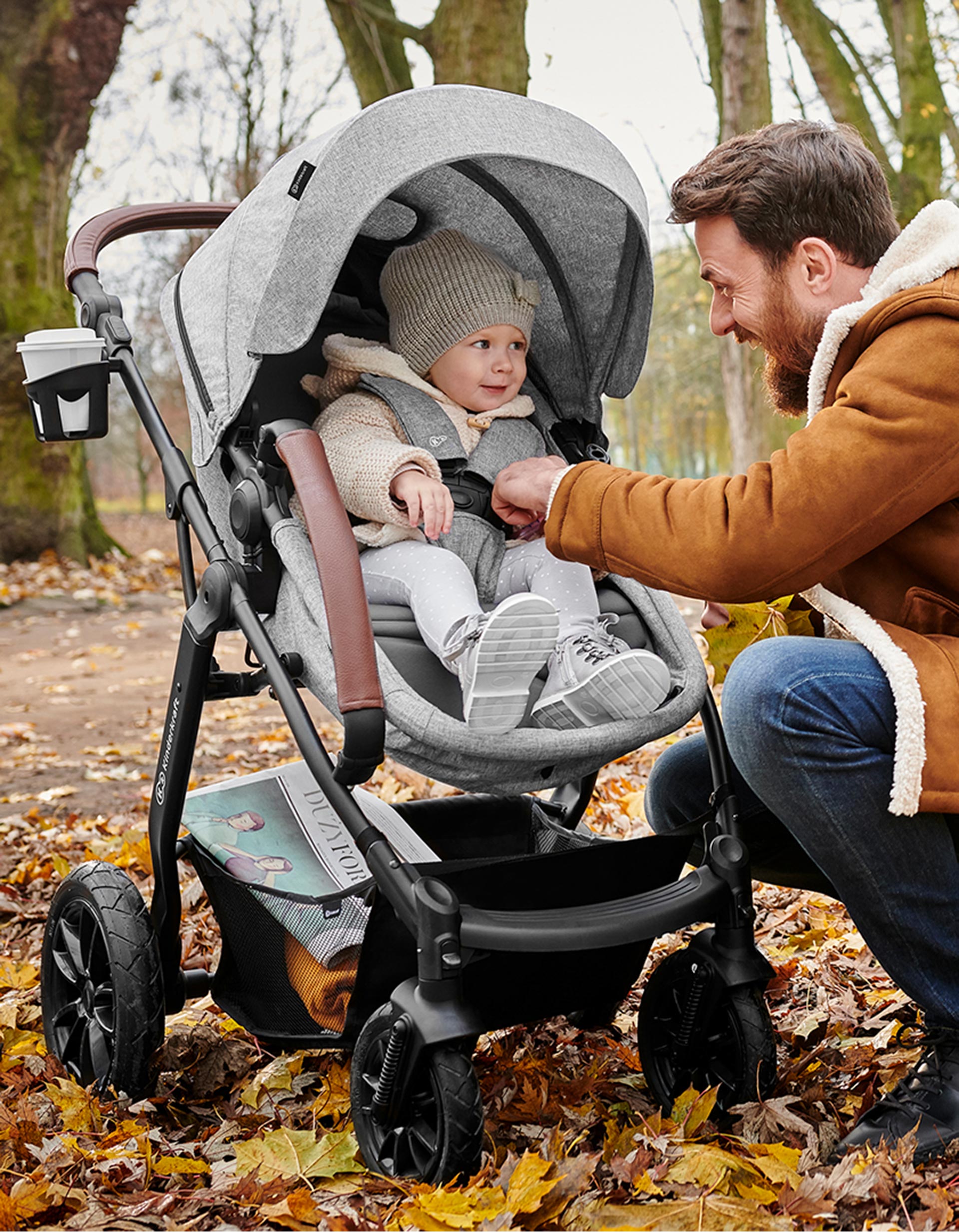 Xmoov Travel System by Kinderkraft, Grey