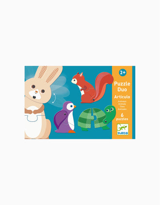 Puzle animales Djeco 12 piezas