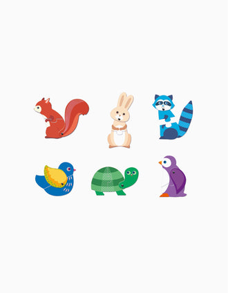 Puzle animales Djeco 12 piezas