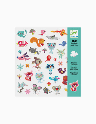 Autocolantes Little Friends 160 Pcs 4A+
