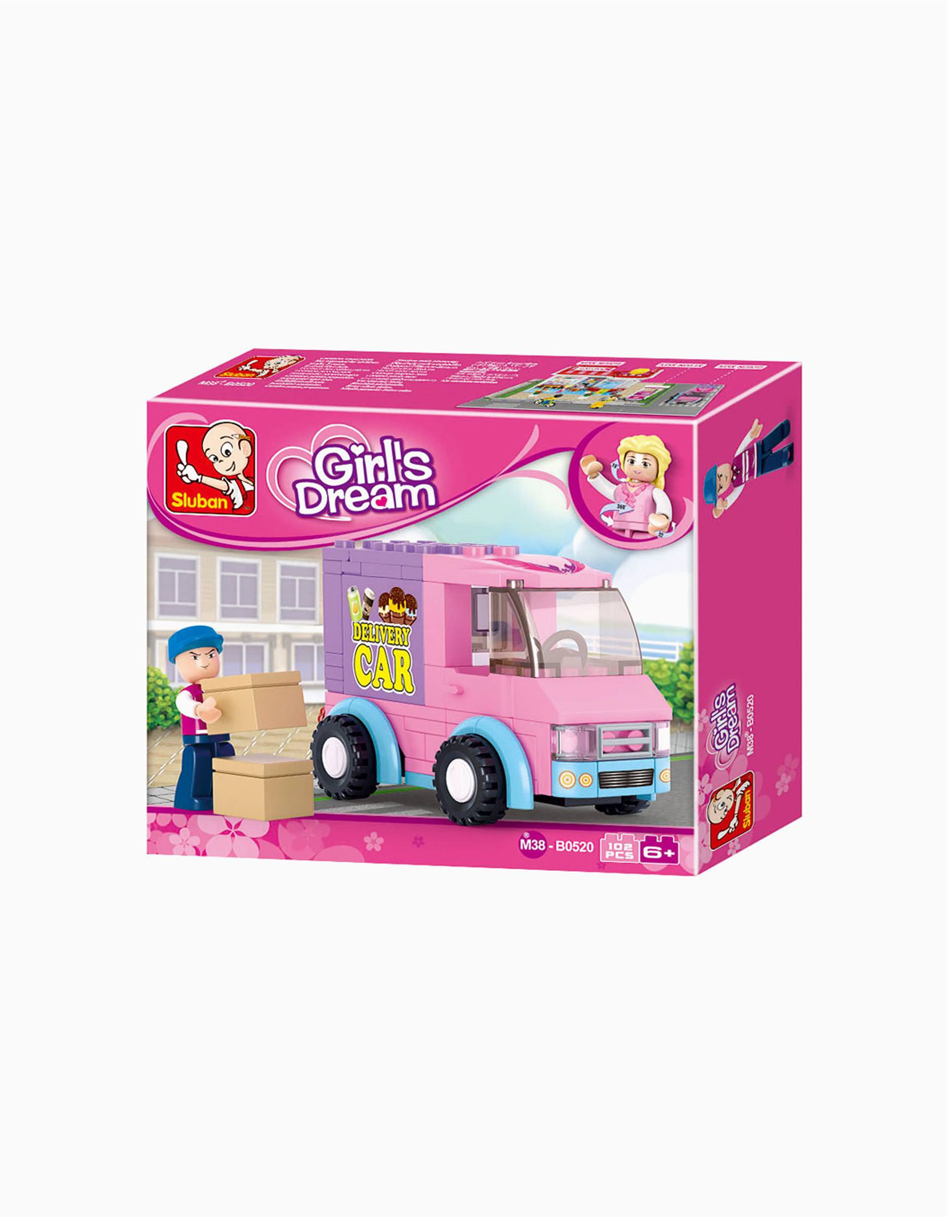 Camionnette de livraison Sluban 102 pçs