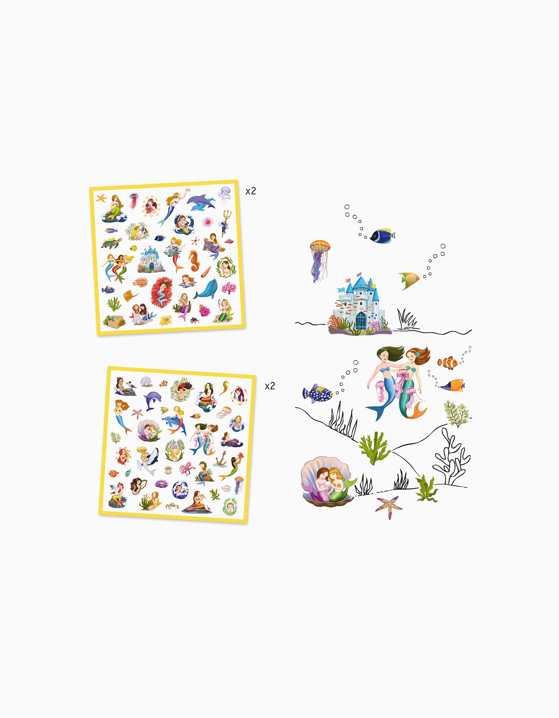 Pegatina De Parachoque 160 Pcs Djeco