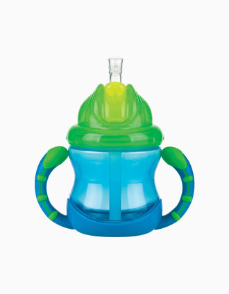 Vaso de aprendizaje con pajita 240 ml 12m+ Nuby
