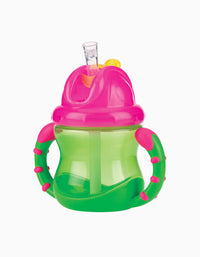 Vaso de aprendizaje con pajita 240 ml 12m+ Nuby