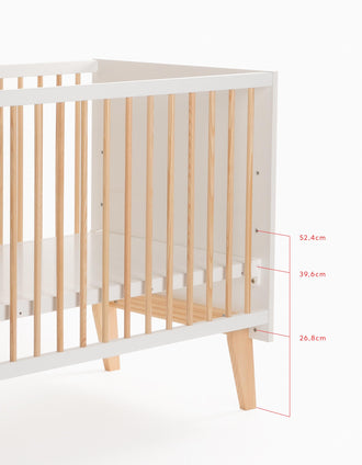 Cuna 3 en 1, 120x60 cm Zy Baby