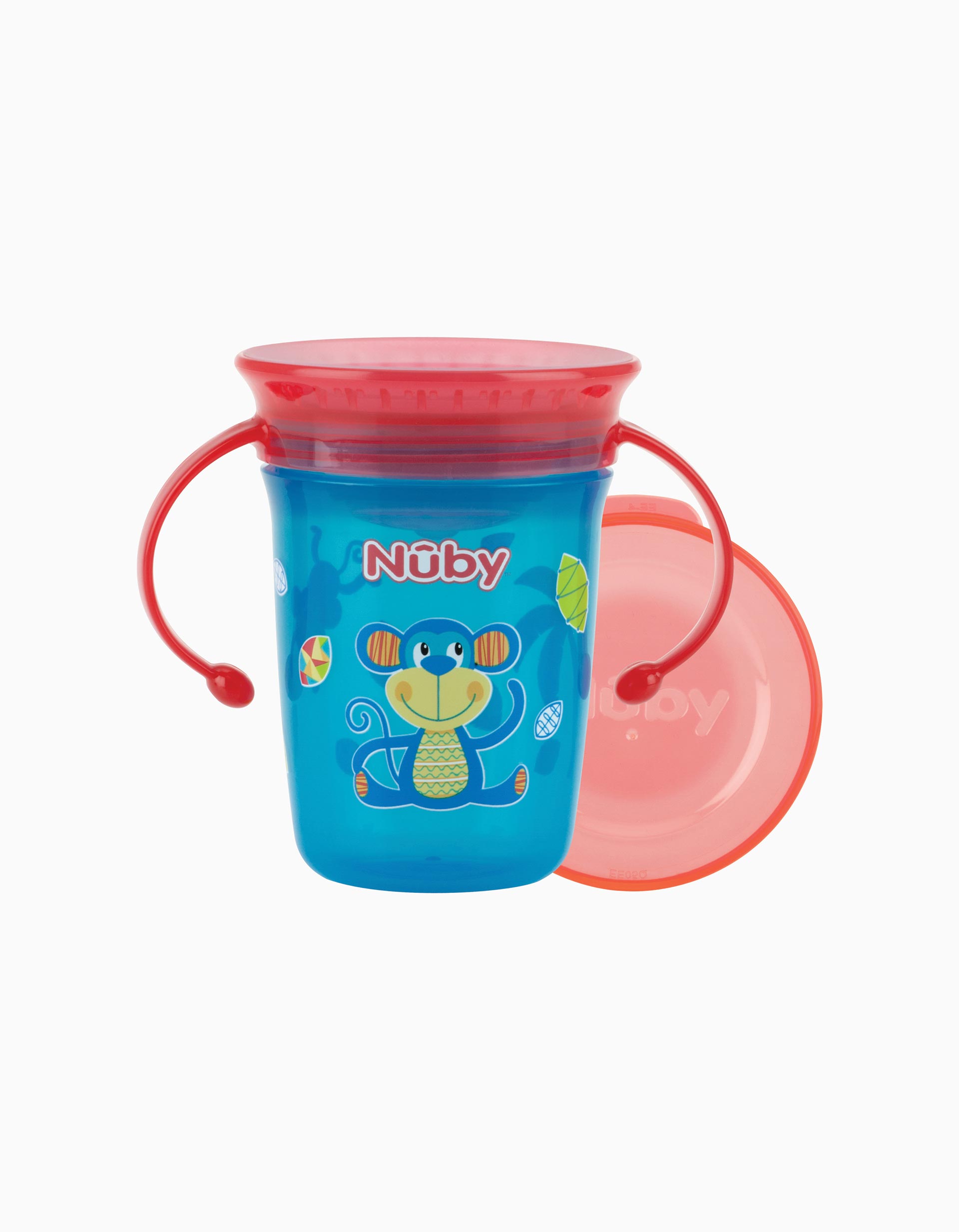 360 Sippy Cup with Handles, 240ml 6M+ by Nuby