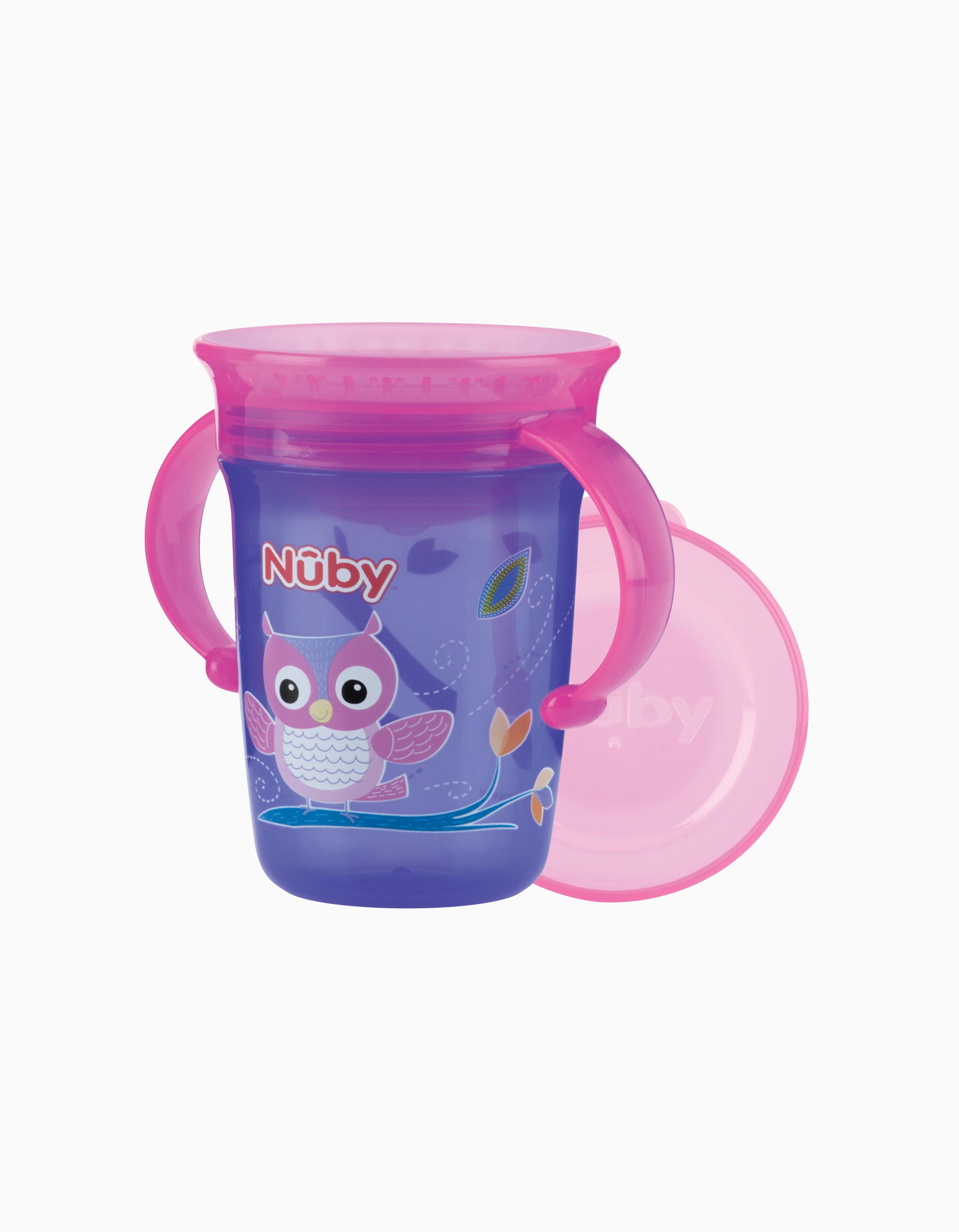 Vaso de aprendizaje 360 con Asas 240ml Nuby 6m+