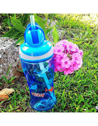 Vaso de aprendizaje con pajita Tritán 360 ml 36m+ Nuby
