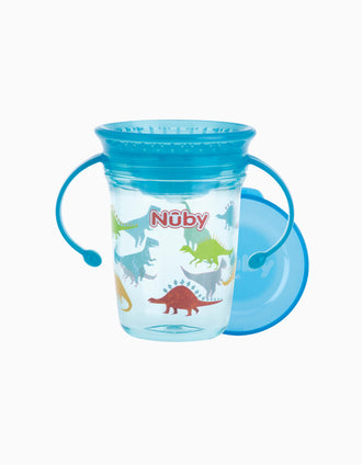 Copo 360 Com Asas Tritan Blue 240Ml Nuby 6M+