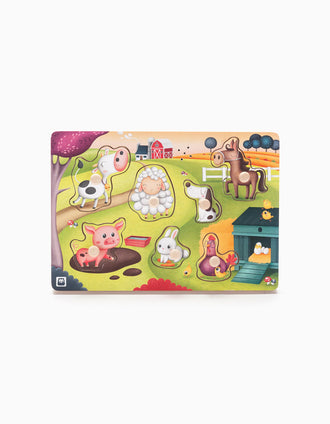 FARM ANIMALS MUSICAL PUZZLE, EUREKAKIDS