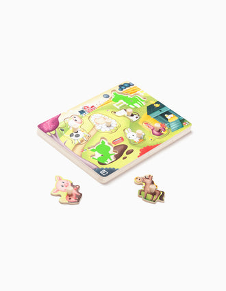 FARM ANIMALS MUSICAL PUZZLE, EUREKAKIDS