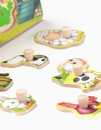 FARM ANIMALS MUSICAL PUZZLE, EUREKAKIDS