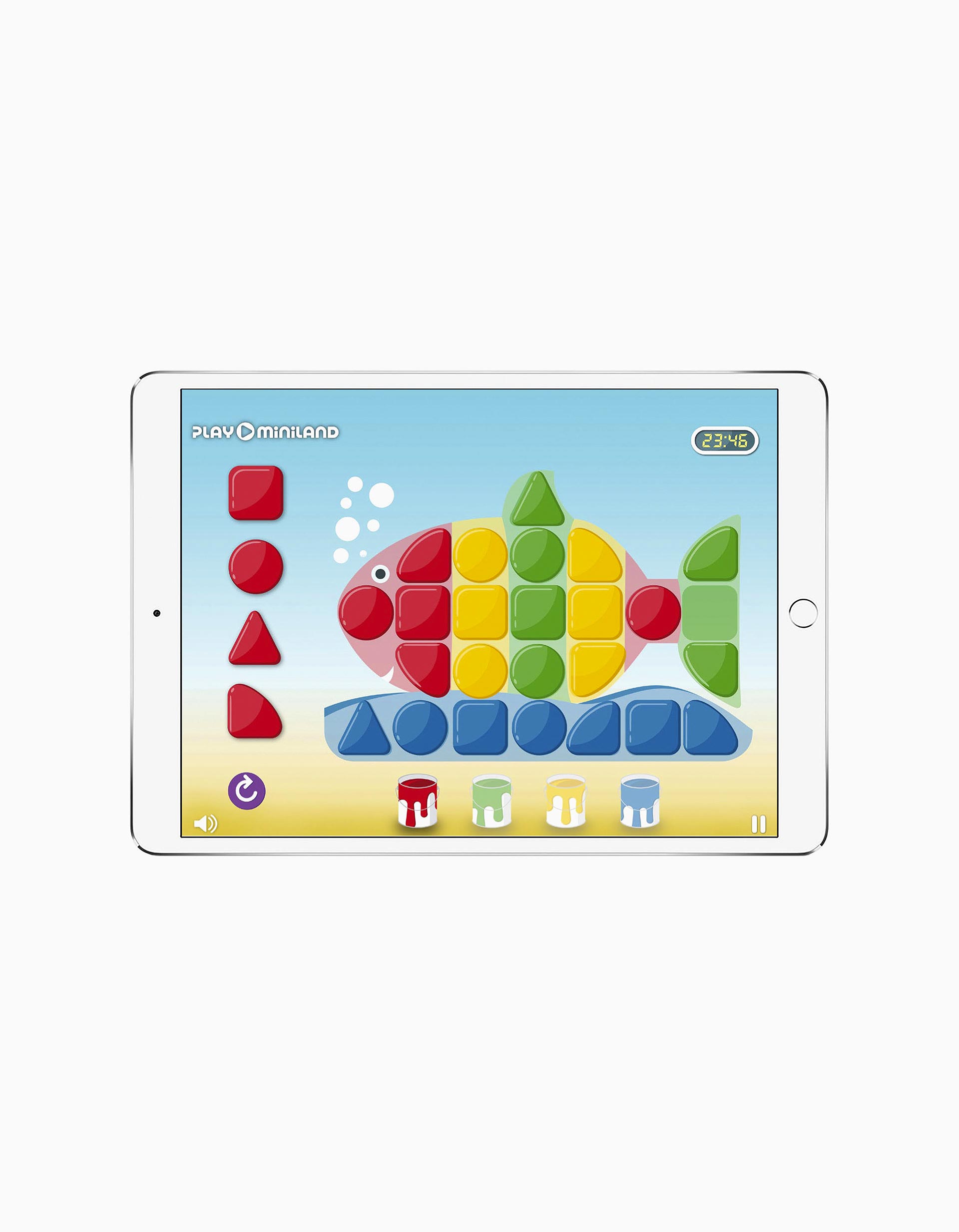 Super Plateau de jeu 24m+ Miniland 32 pçs