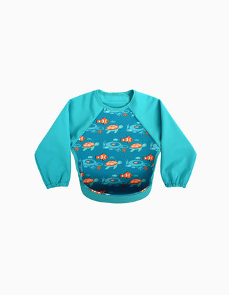 Babero Com Mangas Turtle Bibetta
