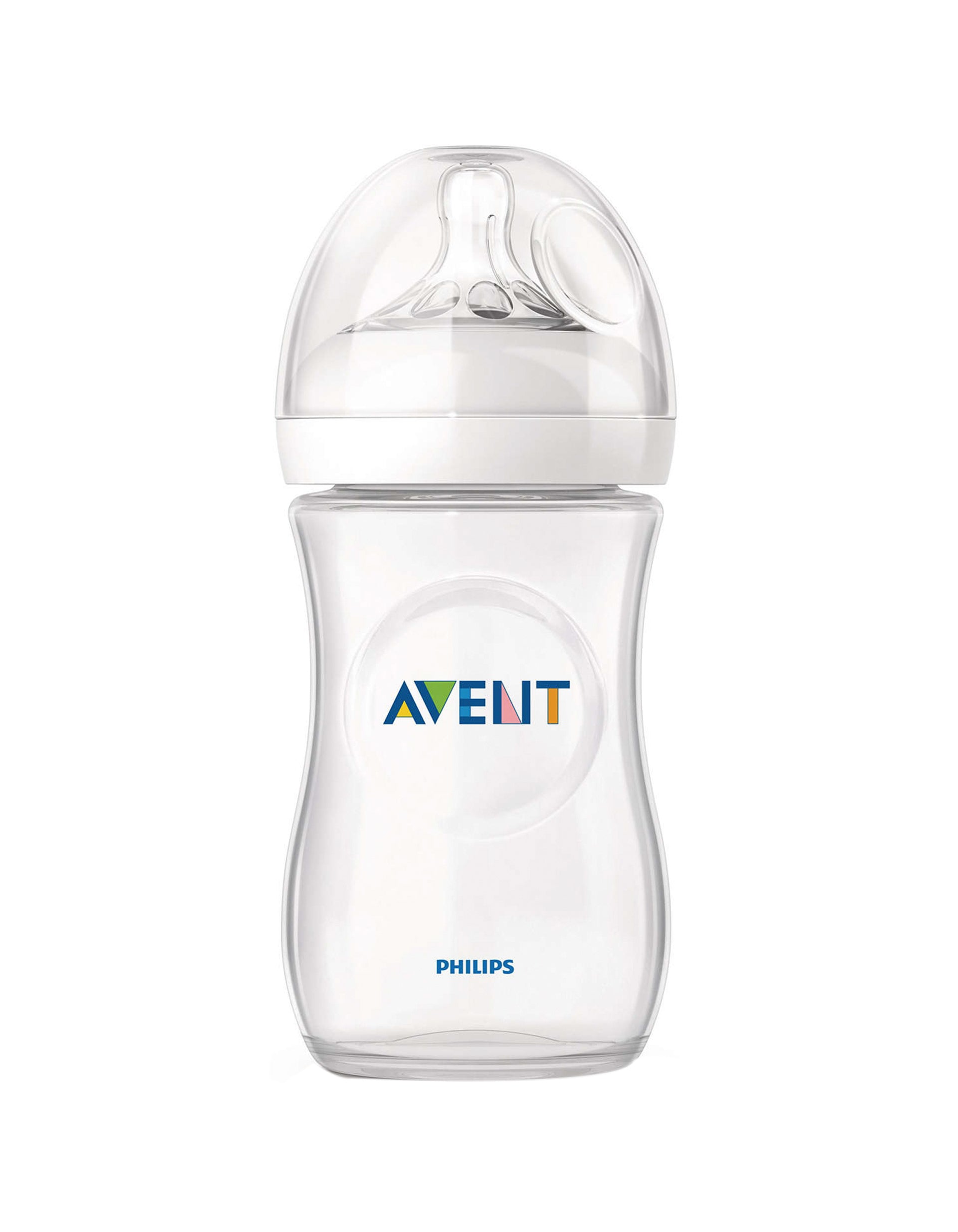 Pack of 2 Natural 260ml Baby Bottle 0M+ by Philips/Avent